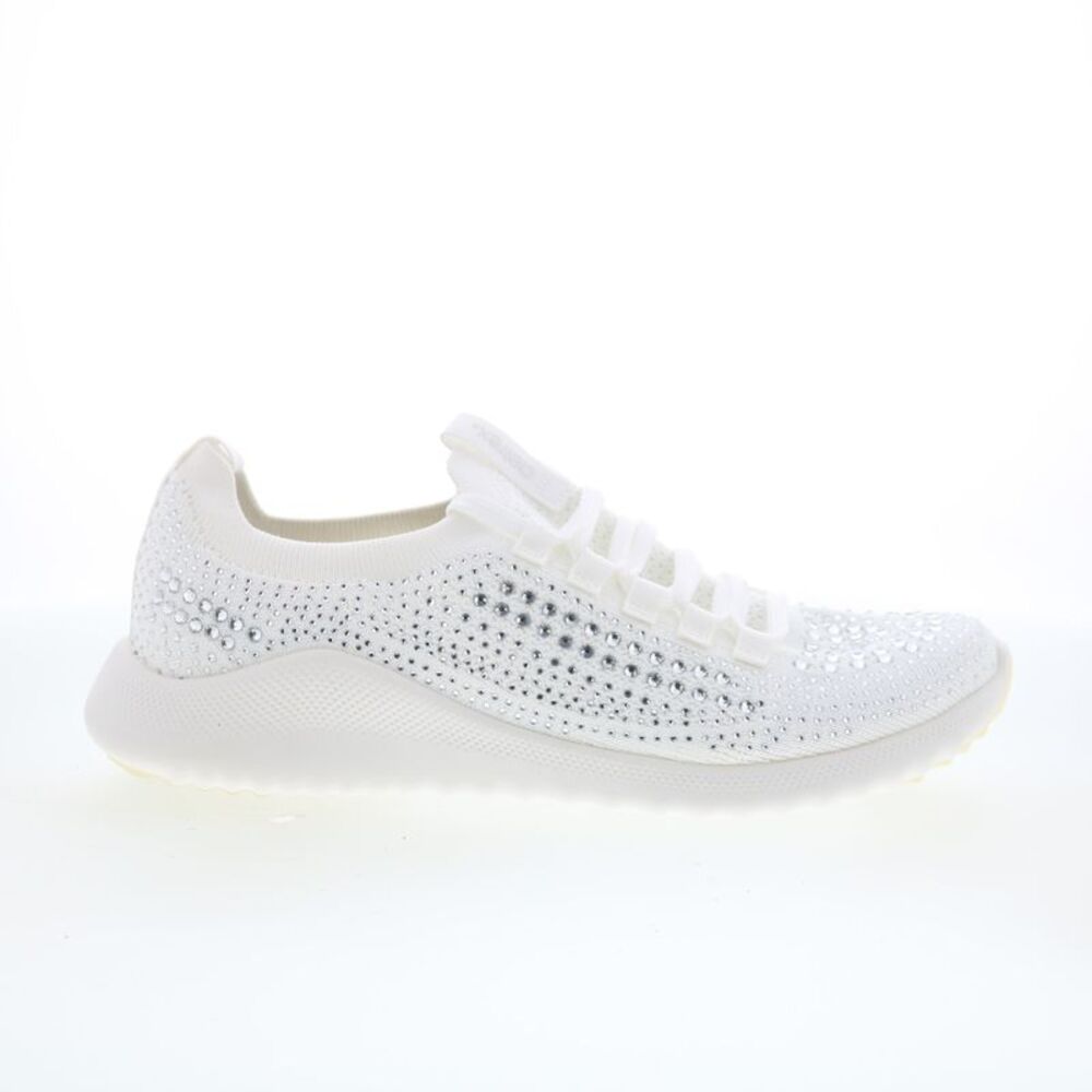 Aetrex Womens Carly Sparkle White Shoes (NWT)